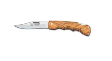 Cudeman Navaja Plegable Mikra de Madera de Olivo