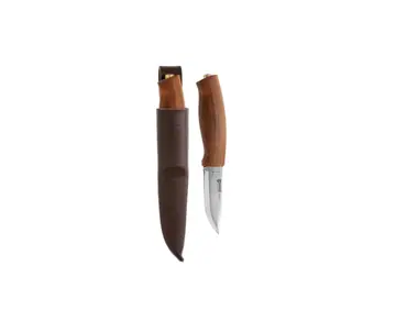 Helle Skog Cuchillo de hoja fija con madera de haya