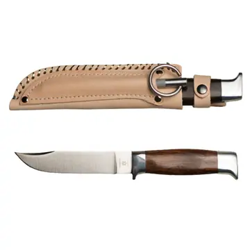 Vangedal Cuchillo de funda SK4S con acero para afilar y correa de seguridad