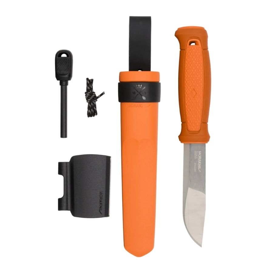 Morakniv Kansbol con kit de supervivencia (S) – Naranja tostado